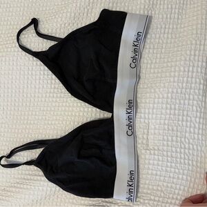 Calvin Klein Black and White Bralette